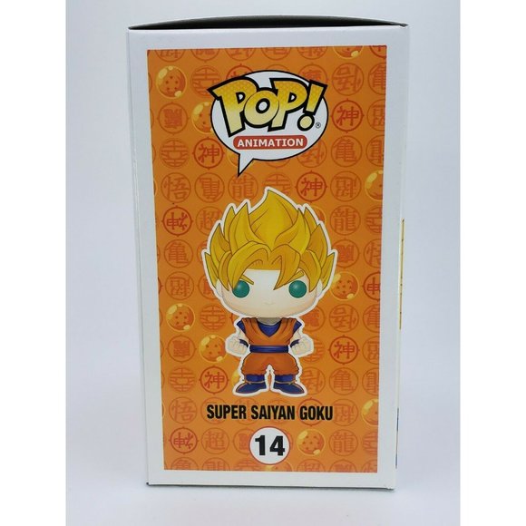 Funko 14 SUPER SAIYAN GOKU Glows in the Dark Dragon Ball Z EE Exclusive NEW - Picture 3 of 7